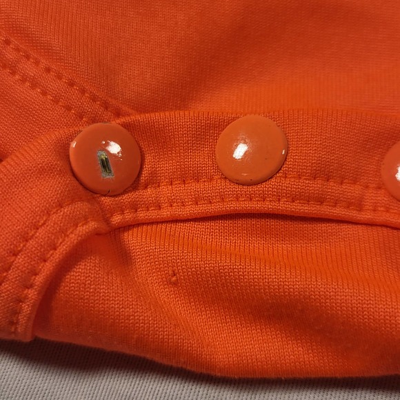 Under Armor 3-6 Months Onesie Bodysuit Beast Mode Short Sleeve Orange - Picture 10 of 10